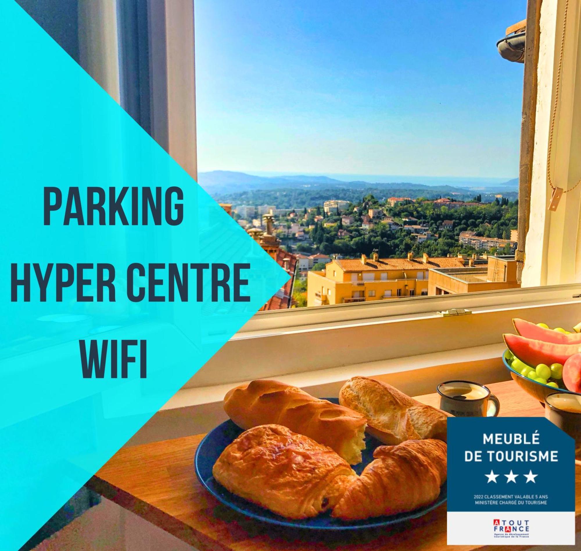Parking Prive - Vue Mer - Wifi - Centre Historique 格拉斯 外观 照片